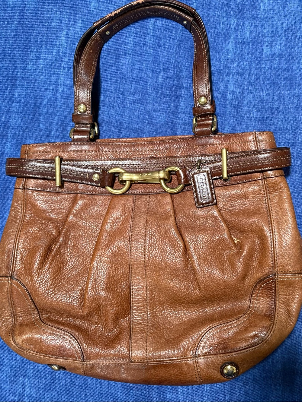 Vintage Coach Hamptons Carryall Handbag. F0873-12478